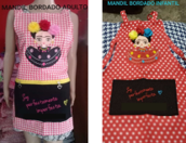 MANDIL BORDADO ADULTO