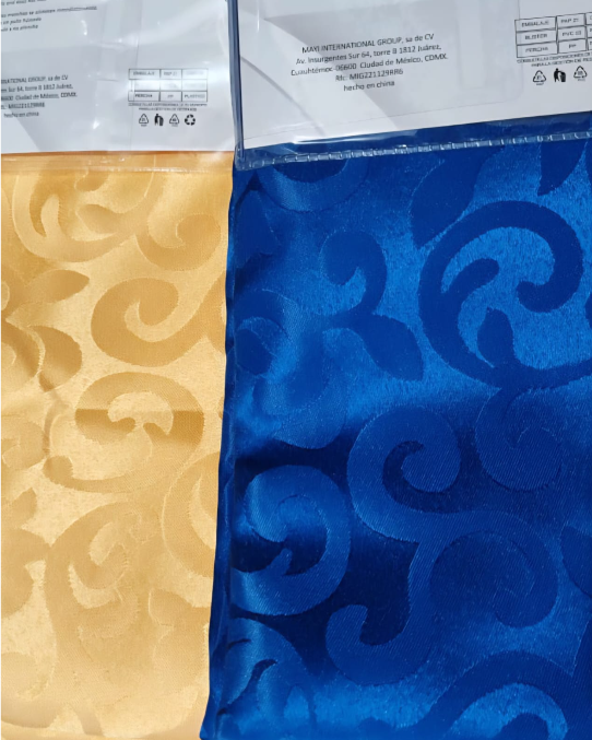 MANTEL ANTIMANCHAS ESTAMPADO