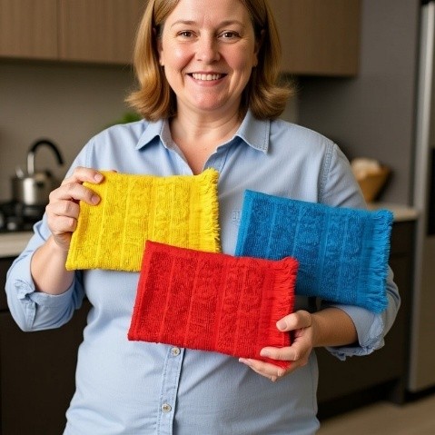 Secador Toalla liso SD (algodón) - Surtidos - Imagen 4